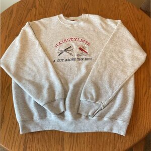 Women’s Hairstylist Sweatshirt, Size XL.